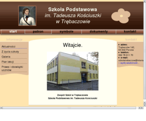 trebaczow.net: Szkoła Podstawowa w Trębaczowie
Szkoła Podstawowa im. T. Kościuszki w Trębaczowie