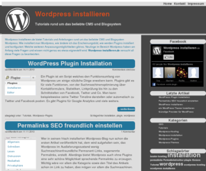 wordpress-installieren.de: Startseite | Wordpress installieren
Tutorials rund um das beliebte CMS und Blogsystem