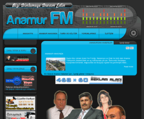 anamurfm.com: ANAMUR FM
Anamur FM - Anamurdan Dünyaya Açılan Kapı ..