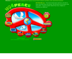hqforpeace.org: HQ4PEACE@MaMaMedia.com
Developed soon after the September 11th tragedy, HQ4PEACE is a unique area of MaMaMedia.com that provides a forum for kids to express themselves and to share their feelings, digital creations, and ideas about peace, fear, freedom, and hope.