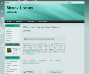 mercyloomis.com: Welcome to the website of Mercy Loomis
The website of author Mercy Loomis