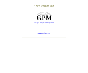 province.info: province.info - A new site project by GPM
GPM provide network and internet solutions as well as domain names and web design for our business and corporate customers.