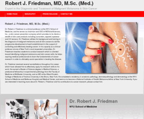 robertjfriedman.com: Robert J. Friedman, MD, M.Sc. (Med.) | NYU School of Medicine, MDSolarSciences, Inc.
