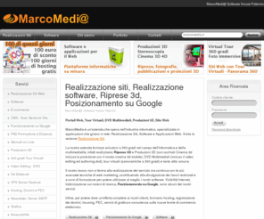 sicilianionline.net: Realizzazione siti palermo, realizzazione software, siti web palermo, riprese 3d, produzioni 3d, posizionamento su google, software fad  - MarcoMedia
MarcoMedia palermo è qualificata nella realizzazione siti web, realizzazione siti palermo, software web, posizionamento su google, riprese 3d, produzioni 3d, tour virtuali, software fad