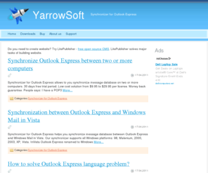 yarrowsoft.com: YarrowSoft
Synchronizer for Outlook Express