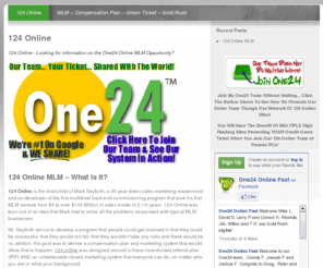124onlineus.com: 124 Online
124 Online - Looking for information on the One24 Online MLM Opportunity?