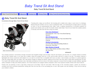 babytrendsitandstand.org: Baby Trend Sit And Stand
Find everything you need to know about Baby Trend Sit And Stand here!