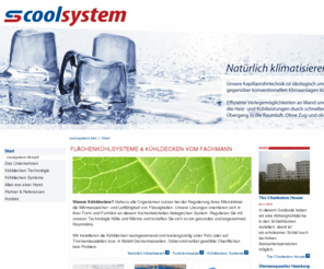 cool-system.info: Kühldecken Kühldecke Flächenkühlung Klimaanlagen
Kühldecken, Kühldecke, Klimaanlagen, Kapillarohrdecken, Kühldeckensysteme, Kühldecken Hersteller, Beratung, Planung Ausführung