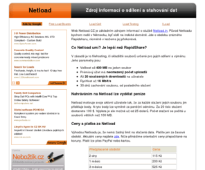 netload.cz: Netload – služba pro sdílení a stahování dat
Zdroj informací o sdílení a stahování dat.