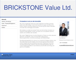 brickstonevalue.com: Startseite - Brickstone Value Ltd.
{{company_name}} ist Ihr kompetentes Immobilienbüro in {{city}}. Wir Wir unterstützen bei Vermieten und Mieten , Verkaufen und Kaufen von Immobilien, Häusern und Wohnungen aller Art.