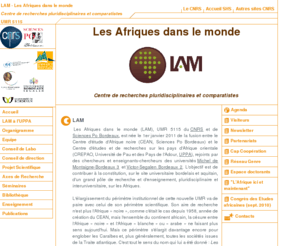 cean.org: LAM - Les Afriques dans le monde
centre d'étude d'afrique noire, politique société, relations internationales au sud