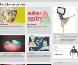 debbievandeven.nl: Debbie van de Ven
Short films, motion graphics, vj, graphic design and webdesign