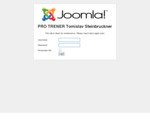 steinbruckner.com: PRO TRENER Tomislav Steinbruckner
Joomla! - the dynamic portal engine and content management system