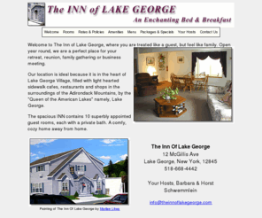 theinnoflakegeorge.com: The Inn Of Lake George ~ An enchanting Bed and Breakfast
The Inn Of Lake George Bed and Breakfast Accommodations