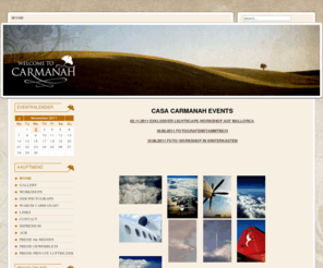 film-und-foto.com: CASA CARMANAH - HOME
CARMANAH PHOTOGRAPHY
Offering exclusive picturework and workshops beyond imagination in Germany and on Mallorca, Spain., Atelier für Aviation Photography