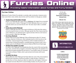 furriesonline.com: FURRIES ONLINE
FURRIES ONLINE - Your helpful guide to furries and Furry Fandom.