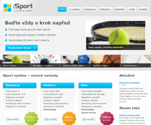 ibowling.cz: Rezervační systém iSport – online rezervace pro sporty a cvičení
Online rezervační systém pro sportovní a relaxační centra. Vyzkoušejte si on-line rezervace tenisu, bowlingu, squash, fitness, bazénu, masáží, pilates a dalších sportů, cvičení či aktivit na měsíc ZDARMA.