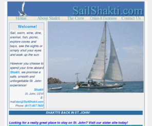 sailshakti.com: Make your holiday on St. John USVI unique - Sail Shakti!
Global