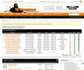 cs-wysypisko.pl: Najlepsza sieć serwerów CS-Wysypisko.pl
Najlepsza sieć serwerów Counter Strike !
