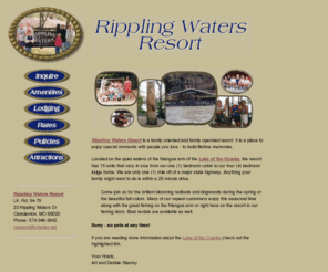 ripplingwatersresort.com: Rippling Waters Resort:  Lake of the Ozarks, Camdenton, Missouri
Rippling Waters Resort:  Lake of the Ozarks, Camdenton, Missouri