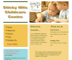 stickymits.co.uk: Quality childcare day nursery & holiday club in Doncaster
DN1, Doncaster, Town Centre, Day Nursery, Holiday Club, Private Nursery, Pre School