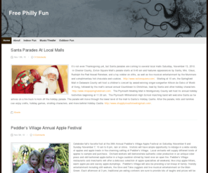 freephillyfun.com: Free Philadelphia Area Events | Free Family Activities
A listing of free events, places and activities in and around Philadelphia.  Find free activities for your family throughout the greater Philadelphia area.