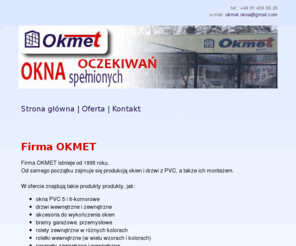 okmet.net: Firma Okmet Września | Okna, drzwi, bramy, rolety
Okmet Michał Metler