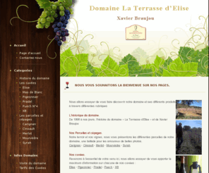 terrassedelise.com: Domaine La Terrasse d’Elise   » Nous vous souhaitons la bienvenue sur nos pages.
