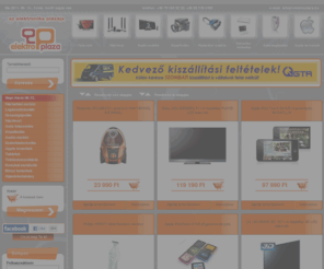elektroplaza.hu: Elektropláza webáruház, az Elektronika plázája - ElektroPlaza.hu
Az Elektropláza kínálatában szerepel több ezer elektromos eszköz, notebook televízió monitor audió eszközök konyhai eszközök házimozi, háztartási eszközök fényképezőgépek videókamerák.