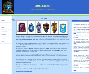 omg-glass.com: OMG-Glass Home Page
One-of-a-Kind Artisan glass- sculpture, jewelry, pendants, cufflinks and earrings, belts, clutches, necklaces.