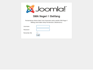 sman1belitang.com: Kata Pengantar
Joomla! - the dynamic portal engine and content management system