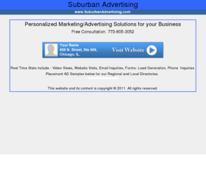 suburbanadvertising.com: SuburbanAdvertising.com - Suburban Advertising.
SuburbanAdvertising.com - Suburban Advertising.