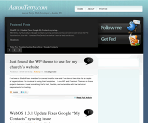 atipsy.com: Aaron Terry - Austin, TX - AaronTerry.com
Personal website and blog of Aaron Terry in Austin, TX