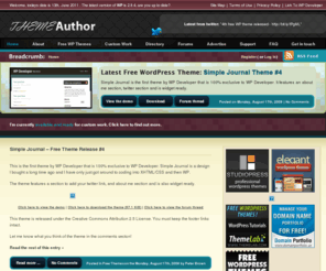 themeauthor.com: WP Developer - Free WP Themes from WP Developer
WP Developer offers free WP themes for download and also offers custom WP development at request.