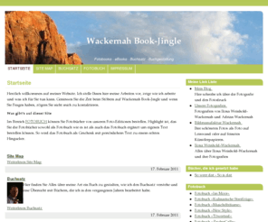 wackernah.de: Startseite | Wackernah Book-Jingle | Adrian Wackernah
Fotobücher und eBooks bestellen, Buchsatz und Buchgestaltung ausführen lassen. Ich helfe Ihnen mit Lösungen auch im Fotodruck und Fotografie.