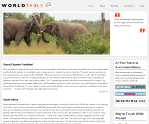 worldtable.com: World Table
World Table, your Art Fair and Travel resource