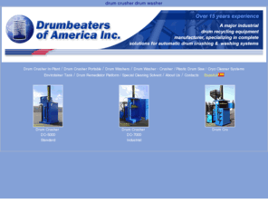 123drumcrusher.com: DRUM CRUSHER, DRUM WASHER, HEAVY DUTY DRUM RECYCLE SYSTEMS
Drum crusher,drum washer,drum compactor