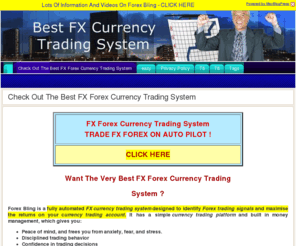 bestfxcurrencytrading.com: The Best FX Currency Trading System | Trade On Auto-Pilot
The Best FX Currency Trading System. Simple currency trading platform helps your currency trading account grow. Forex trading signals identified by 6 robots.