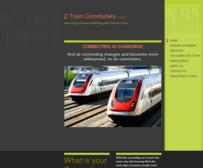 2traincommuters.com: 2 Train Commuters - Home
COMMUTING IS CHANGING!And as commuting changes and becomes more widespread, so do commuters.