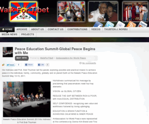 ambassadorsforworldpeace.com: Walk For Tibet – Ambassadors For World Peace – World Peace, Human Rights, Tibetan Independence «
