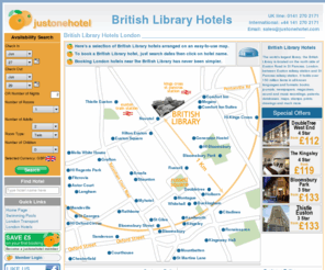 britishlibraryhotels.co.uk: British Library Hotels - London British Library Hotels
British Library hotels reservations - fast, friendly and informed service from experienced hotel booking company with a great selection of British Library London hotels.