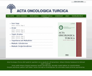 actaoncologicaturcica.org: Acta Oncologica Turcica
