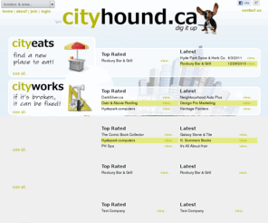 cityhound.ca: Cityhound.ca - Local Business Directory Service - Dig it up!
