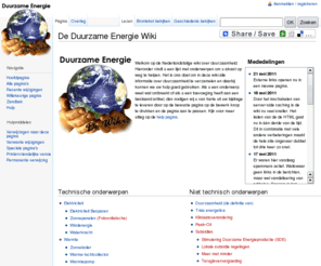 dewiki.nl: Duurzame Energie Wiki
