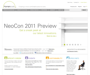 humanair.com: Humanscale: Ergonomic office chairs and ergo tools
Humanscale's ergonomic office solutions, from task chairs and LED lighting to keyboard trays and adjustable monitor arms, are designed to optimize performance and create a more comfortable place to work