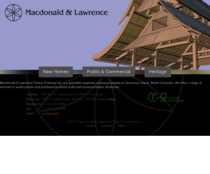 macdonaldandlawrence.ca: Macdonald & Lawrence Timber Framing Ltd.
