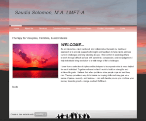 saudiasolomon.com: Saudia Solomon, M.A. LMFT-A - Home
Marriage and Family Therapist  Houston Texas