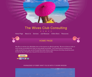 thewivesclubconsulting.com: Wives Club Consulting
Were are a group of friends that get together and chat about family etc. We call our selves The Wives Club Consulting we want to empower women all over the world.