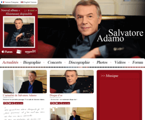 adamosalvatore.com: Salvatore Adamo – Le site officiel
Bienvenue sur le site officiel de Salvatore Adamo !