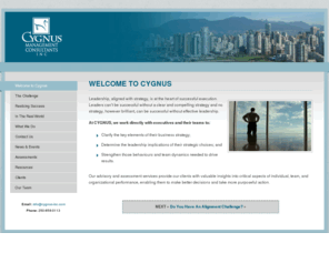 cygnus-inc.com: Welcome - CYGNUS Management Consultants Inc.
Website Description
